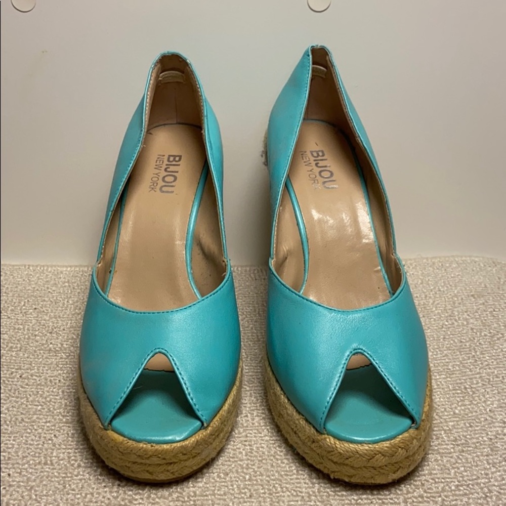 Bijou New York Wedge Peep Toe